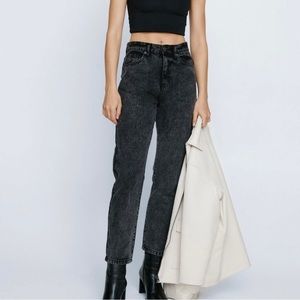 Nasty Gal Organic Denim High Waisted Mom Jeans